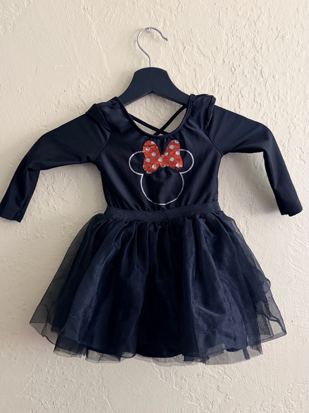 Disney Black Tulle Minnie Bow Dress for Kids